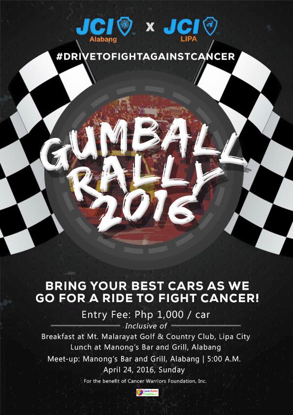 JCI Alabang JCI Lipa Gumball Rally 2016