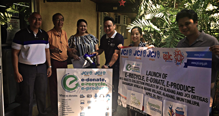 Launc of E-Recycle, E-Donate, E-Produce in Barangay Ayala Alabang Apr 2017